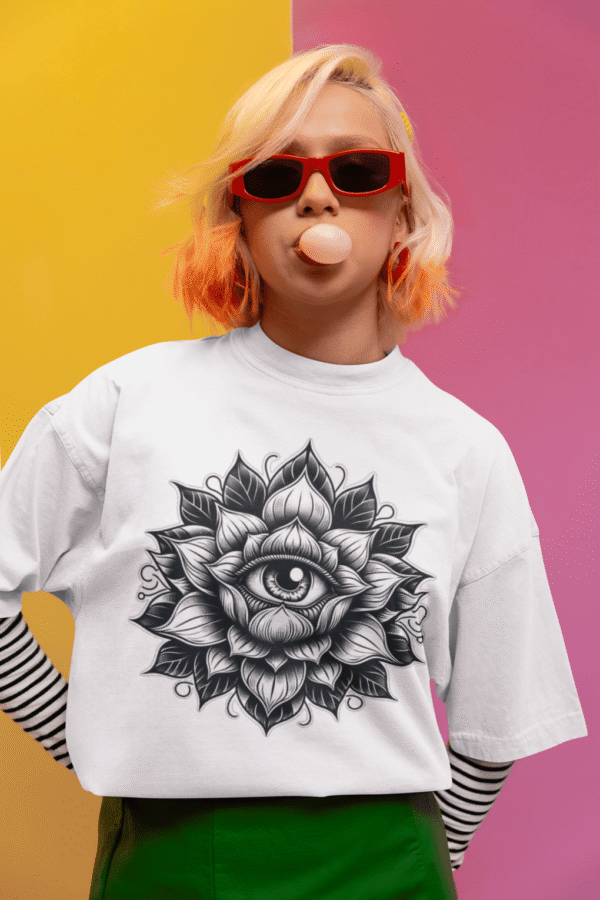 Eye of Nature – Unisex Graphic Bloom Tee